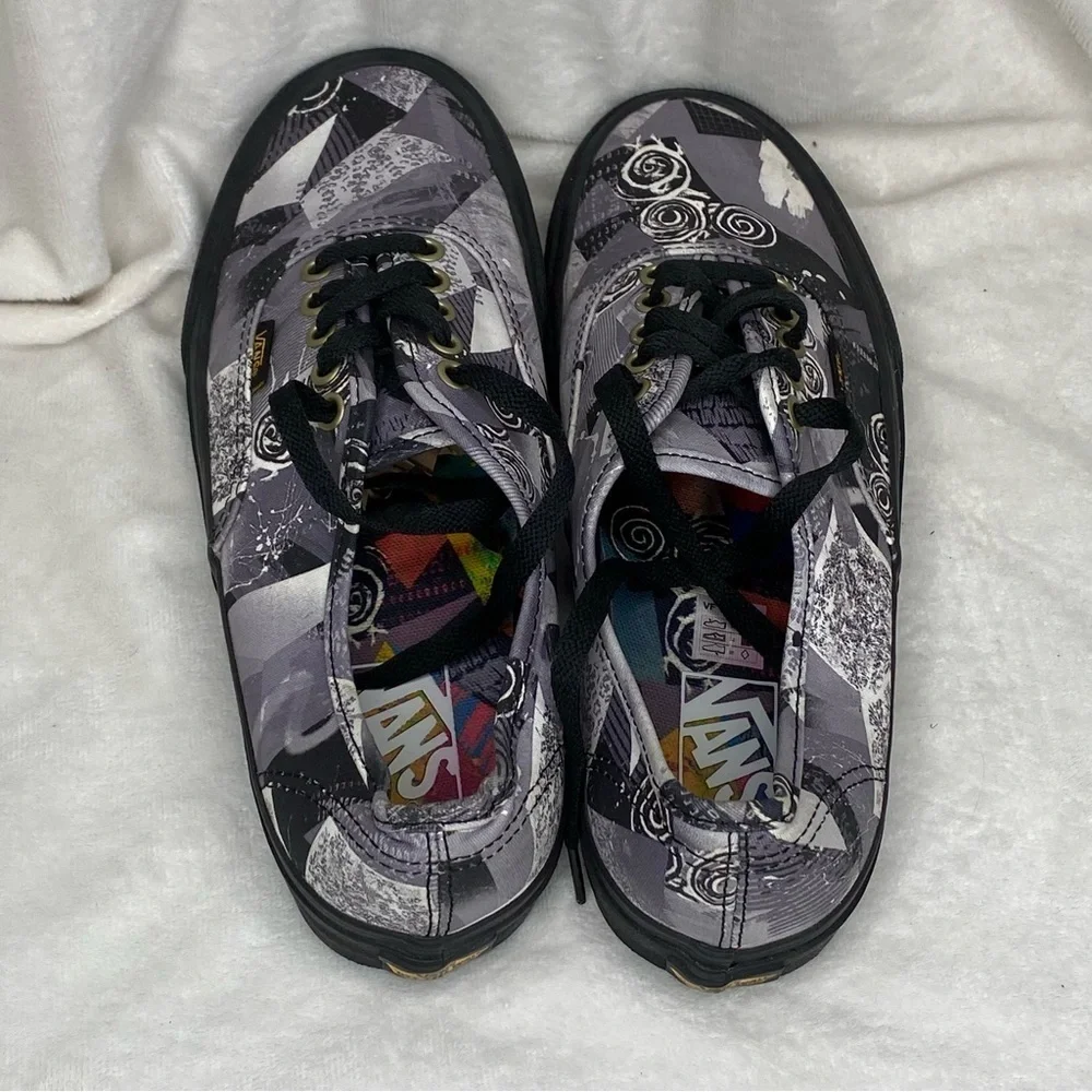 Vans Abstract Authentic Multicolored Black Sneakers